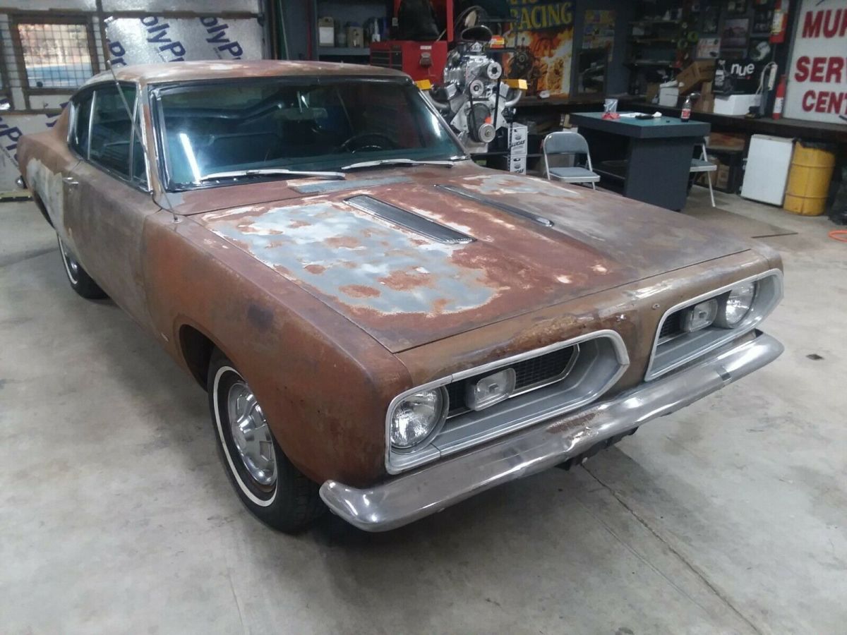 1967 barracuda low mileage ar. car 273 v-8 2 bbl runs and drives factory a/c