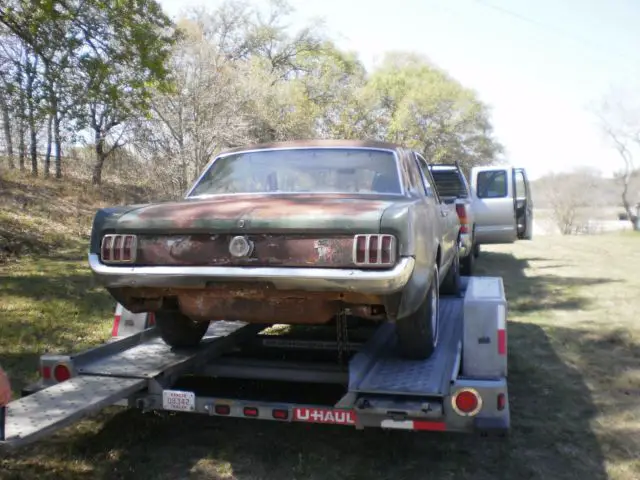 1965 ford mustang gt, "a" code v8 289, needs complete restoration