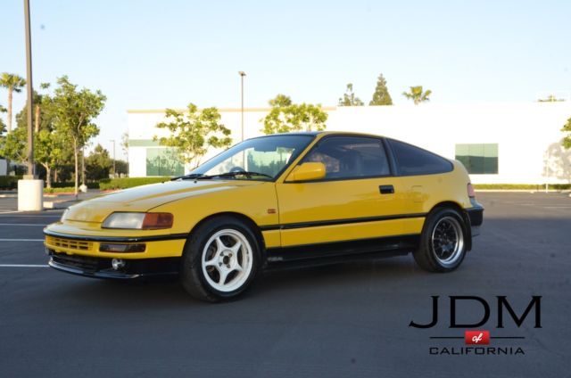 jdm rhd honda crx sir 1989 glass roof b16a dohc vtec imported from japan!