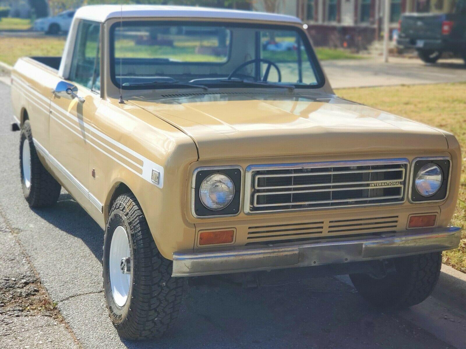 1976 international harvester scout ii 4x4 tara convertible chrome package