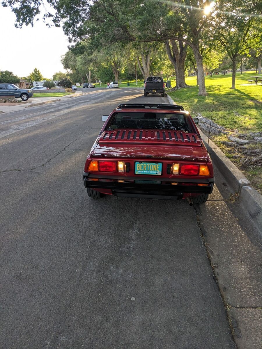 1987 fiat / bertone x1/9 47.9k miles