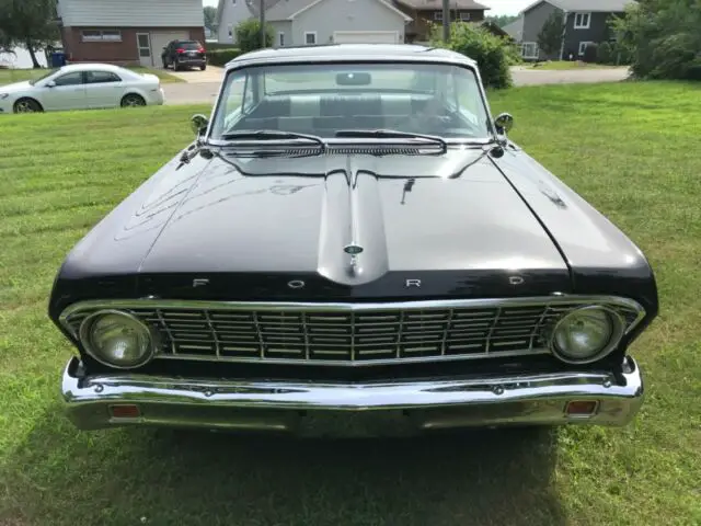 1964 ford falcon futura black/white 289 v8 runs great 4 speed old school classic