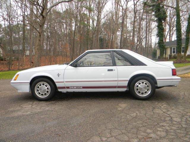 1984 ford mustang gt-350 20th anniversary 5.0l hatchback 5 speed sunroof