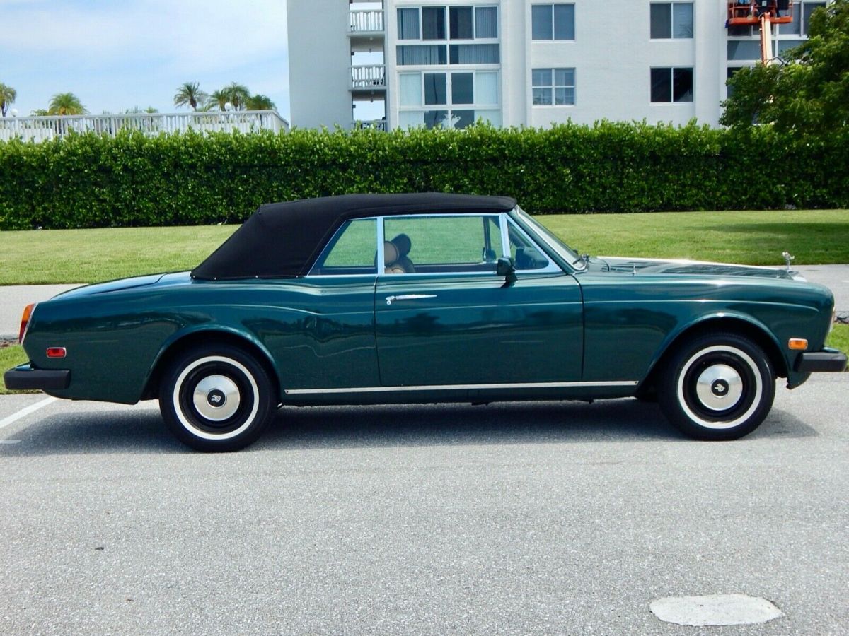 1977 rolls-royce corniche convertible automatic low 18k miles fully loaded nice