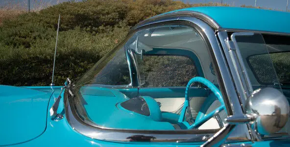1956 ford thunderbird no trim field 18084 miles teal hardtop w/removable automa