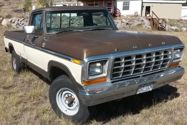 1979 f250 xlt ranger rust free colorado truck fresh 400cid/rebuilt c6
