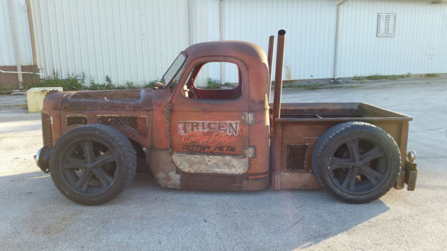 1949 international kb6 rat hot rod patina shop truck