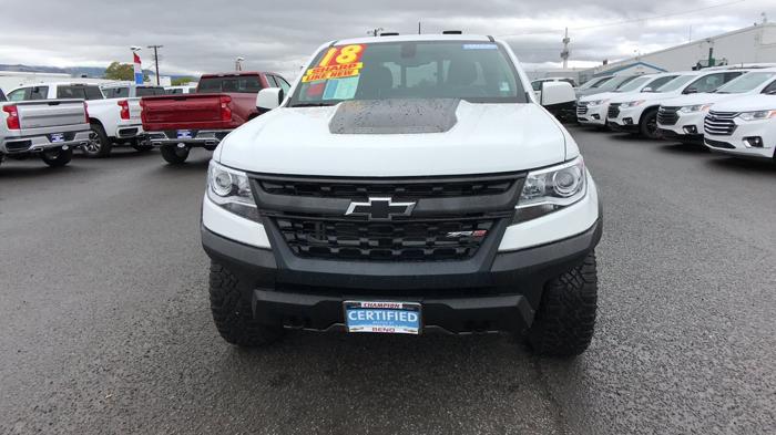 certified 2018 chevrolet colorado 4x4 crew cab zr2 reno, nv 89502 for sale in reno, nevada