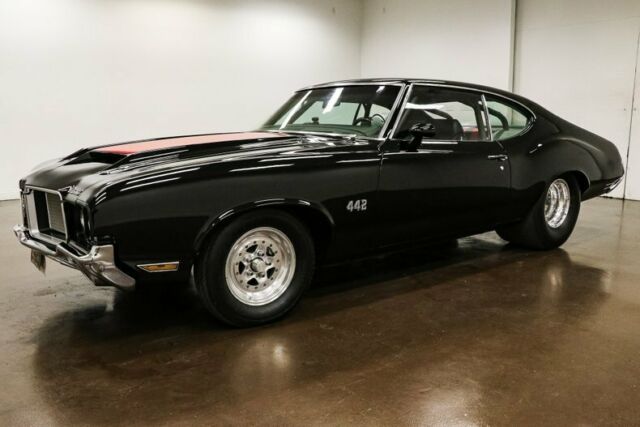1972 oldsmobile 442 36923 miles black hardtop 545ci v8 turbo 400