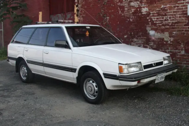 classic rust free 1987 subaru gl 4wd wagon