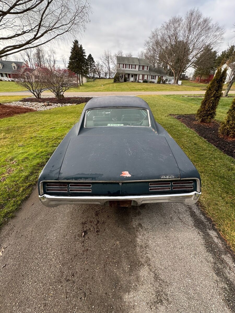 1967 pontiac gto blue