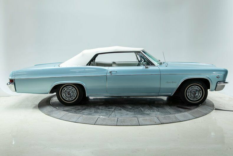 1966 chevrolet impala ss 283 v8 2 speed automatic convertible astro blue