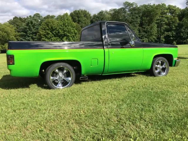 1983 chevy c10 squarebody silverado 1500, 6.0 ls swap, house of kolors candy