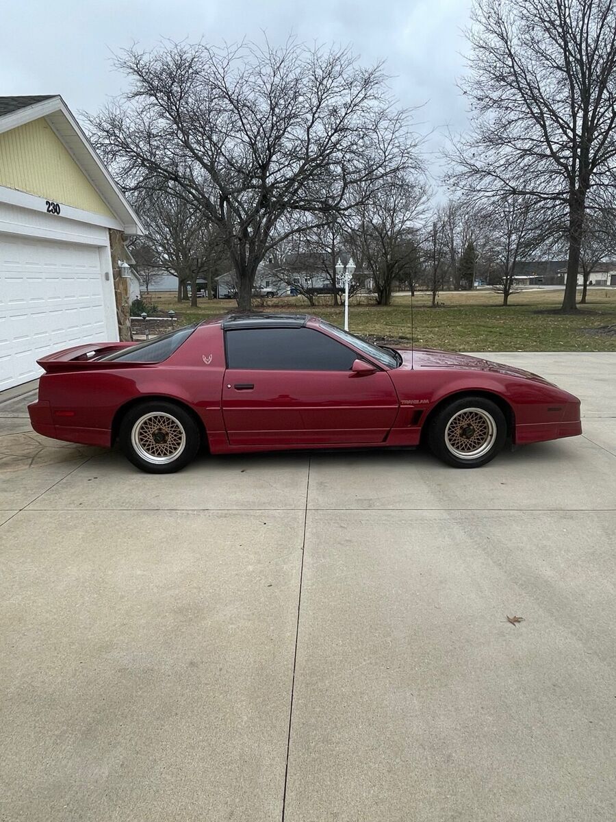1990 pontiac firebird red trans am