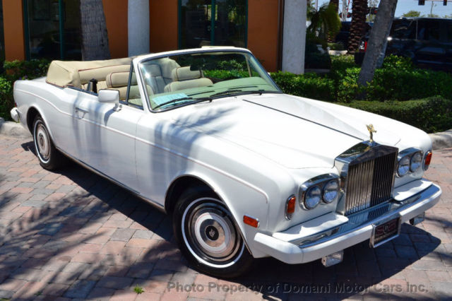 **only 2-owner from new 29k original mi! white corniche ii! serviced w/clean boh