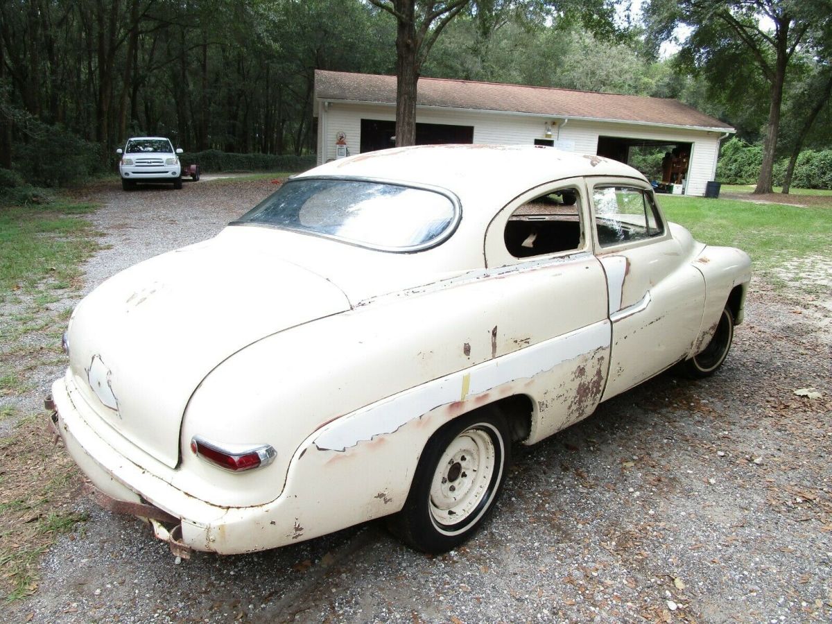 1950 mercury monterey eight 2 door led sled custom garage barn find no reserve