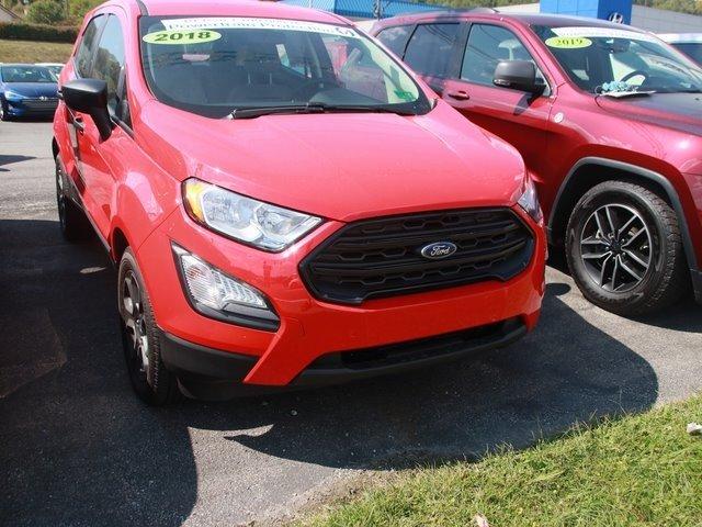 used 2018 ford ecosport fwd s beckley, wv 25801 for sale in beckley, west virginia