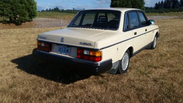 1988 volvo dl 244 beige 50+ photos