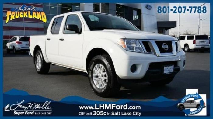 2015 nissan frontier s 4x4 s 4dr crew cab 5 ft. sb pickup 6m for sale in salt lake city, utah