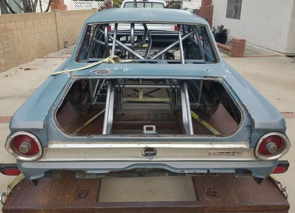 1964 ford falcon blue rwd manual sprint