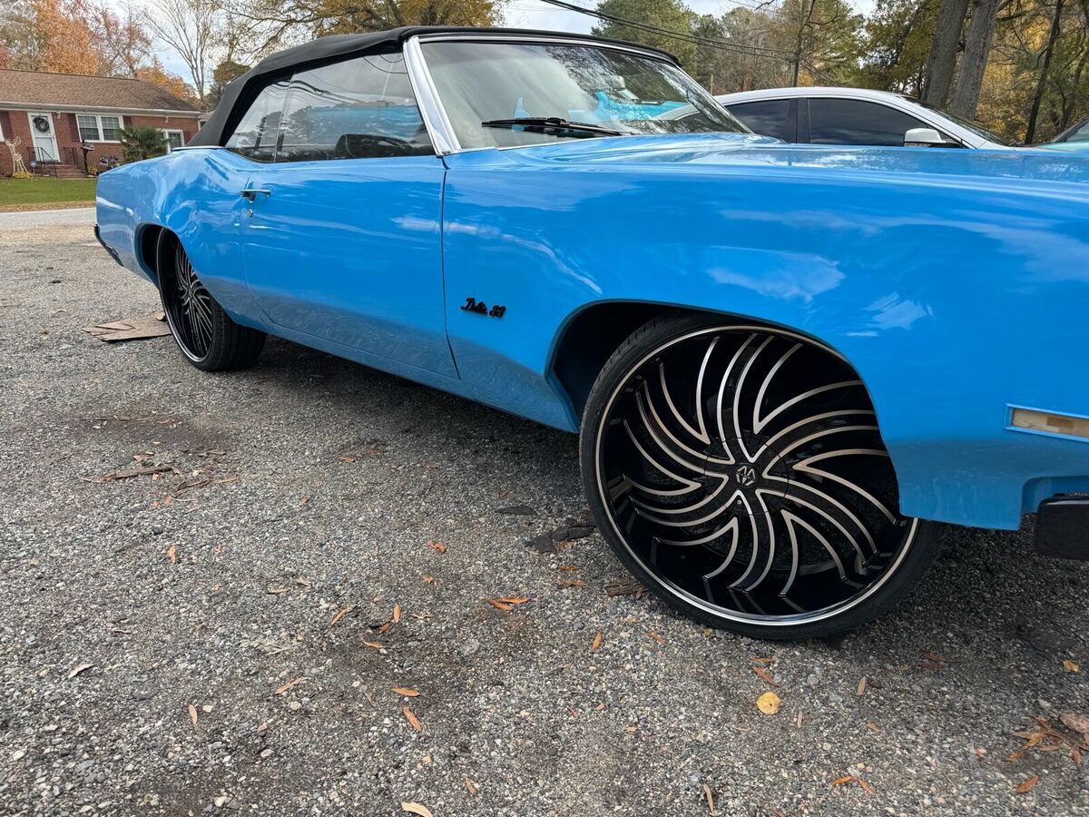 1970 oldsmobile 88 blue rwd automatic