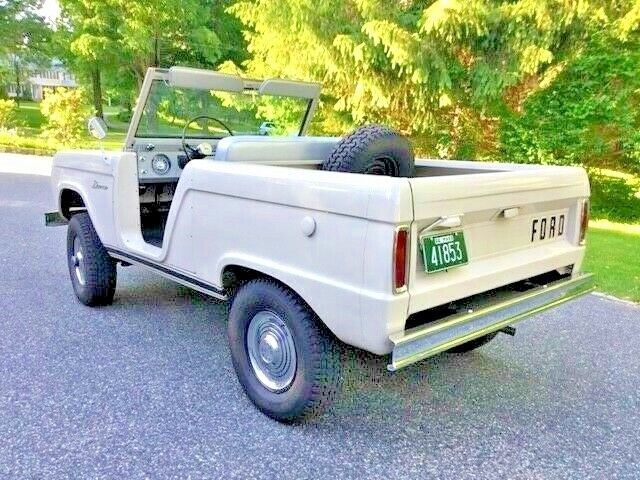 1966 ford bronco u-13 roadster early production number