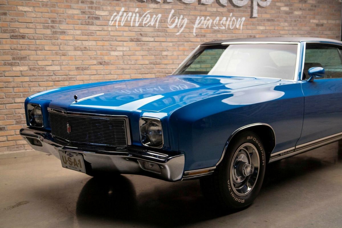 freshly restored 1971 monte carlo ss 454 coupe