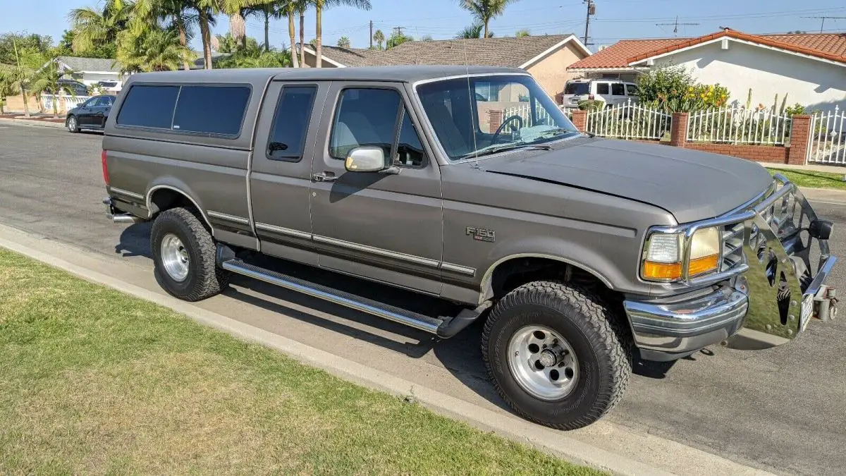 1992 ford f-150 pickup grey 4wd automatic