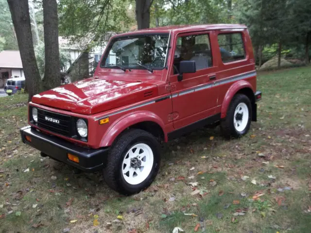 1987 suzuki samurai jx tin top - rescued barn find
