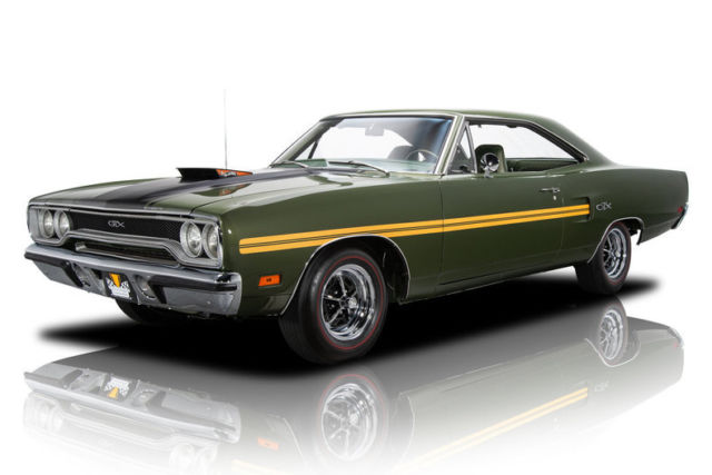 1970 plymouth gtx 4561 miles ivy green metallic hardtop 440 super commando v8 4