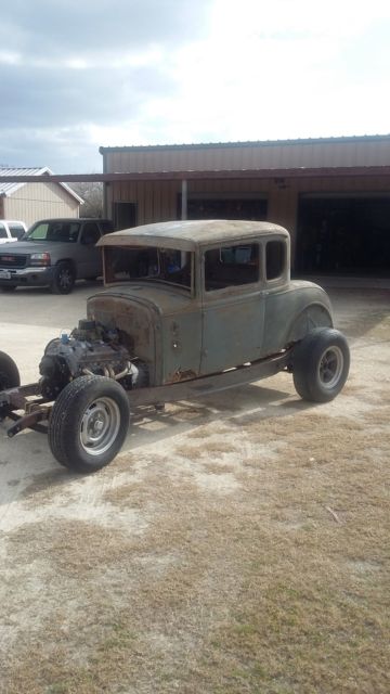 1931 ford coupe on new 1932 ford frame, hot rod, rat rod, street rod