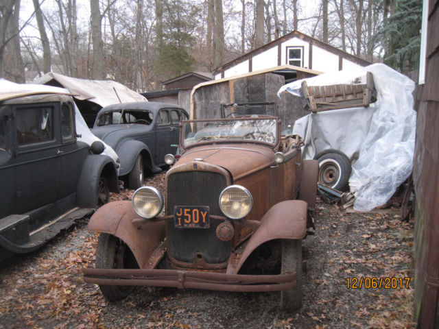 rare 1929 desoto rumble seat roadster barn find