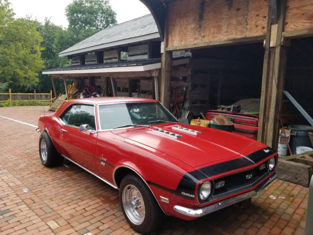 1968 chevrolet camaro ss396/350 "barn find"