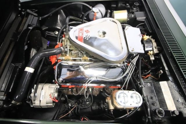 1969 chevrolet corvette stingray 66691 miles fathom green hardtop 427 v8 4 speed