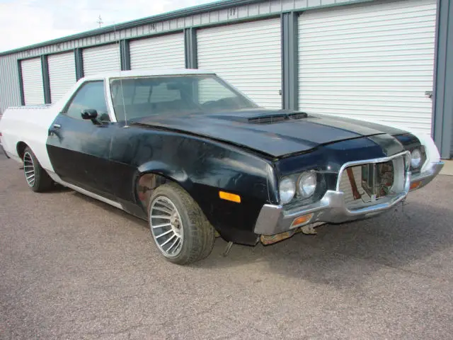 1972 ford ranchero - q code cobra jet car -solid california original- no reserve