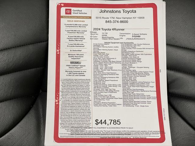 2024 toyota 4runner sr5