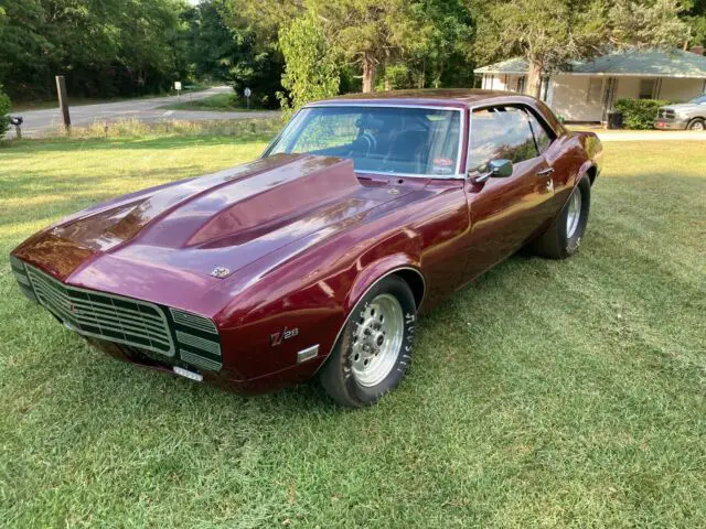 1968 chevrolet camaro z28 coupe red rwd automatic z28