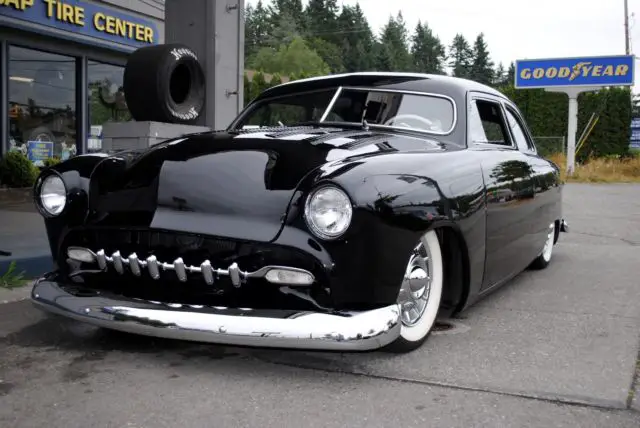 1950 shoebox ford chopped shaved air ride suspension flathead hotrod