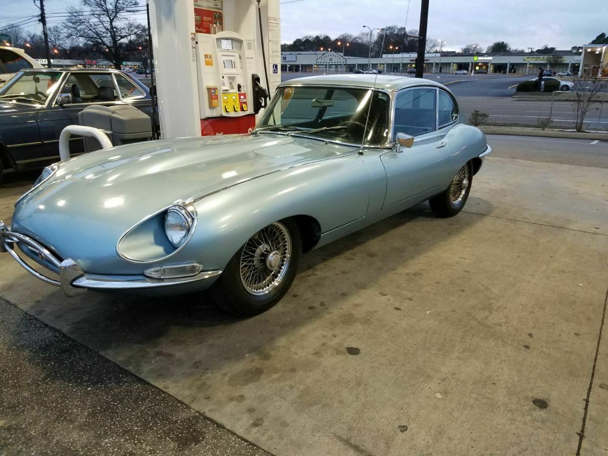 1968 jaguar e type opalescent blue great daily driver
