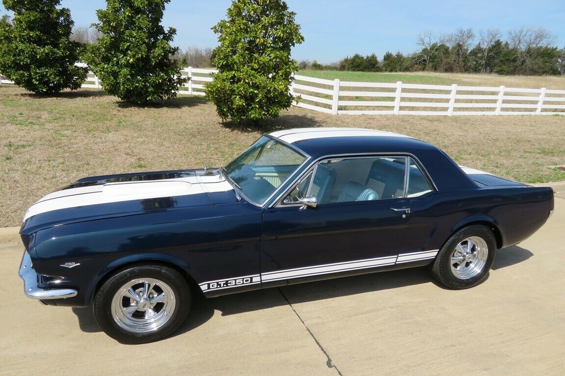 1966 ford mustang gt-350 coupe pony interior, disc brakes and powersteering