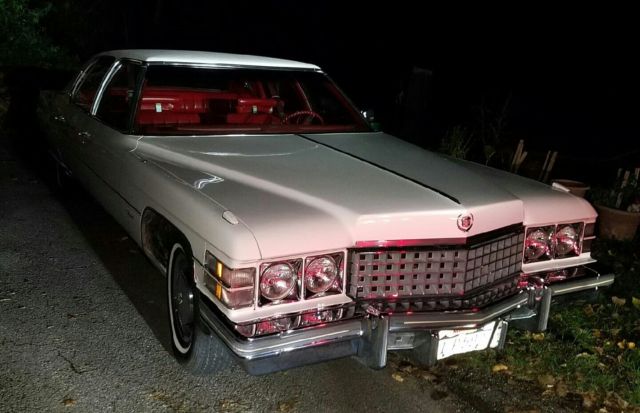 *no reserve *1974 cadillac fleetwood brougham barn find 57k miles solid survivor