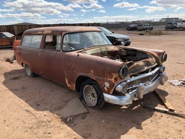 1955 ford ranch wagon 2-dr - project car