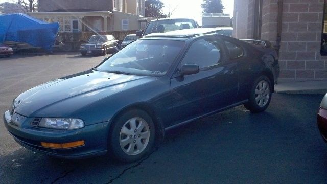 1993 honda prelude vtec 5-speed manual 273,687 miles green 2.2l l4 dohc 16v 5-s