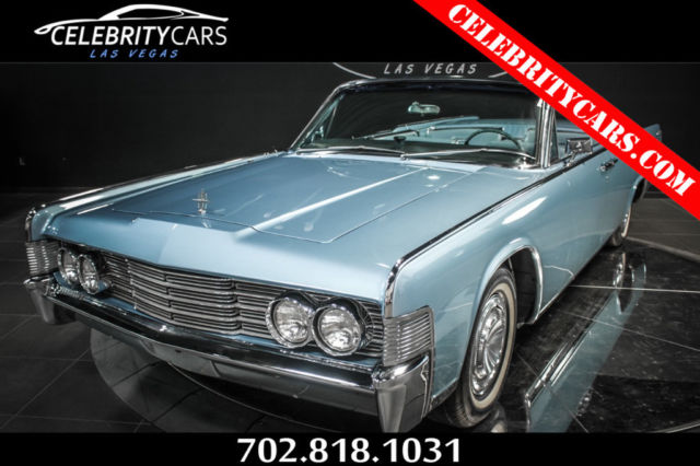 1965 lincoln continental 4 door suicide doors convertible blue las vegas