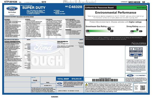 2021 ford f-350 lariat super duty