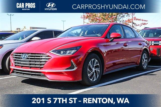 2022 hyundai sonata hybrid blue