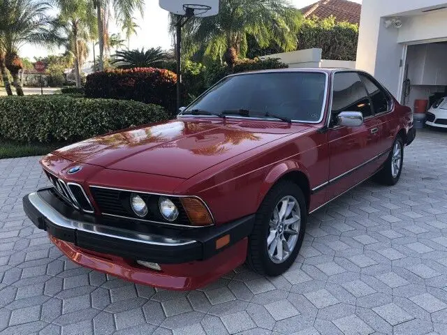 1987 87 bmw 635csi 635 coupe * recent service & paint * runs great * vintage *fl