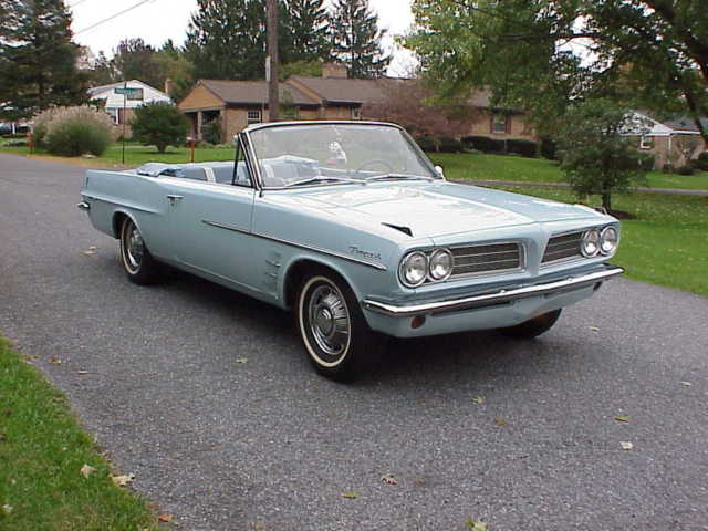1963 63 pontiac tempest convertible convertable rare 4 cylinder rope cable drive