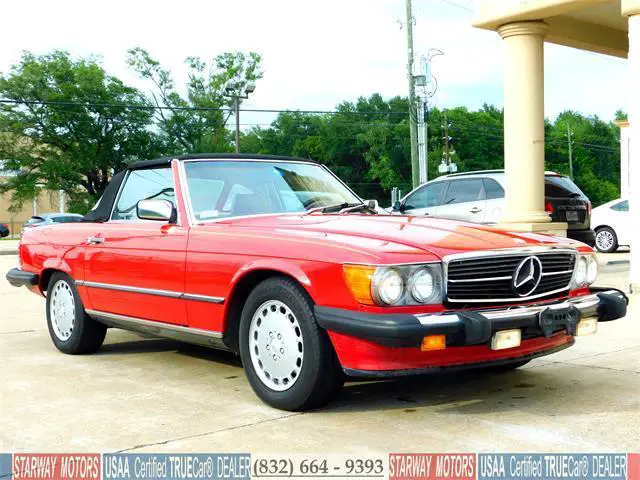 1988 mercedes-benz 560 sl - original 67k miles - carfax - texas owner- serviced