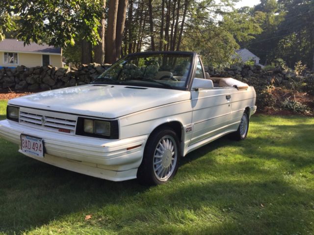 1987 renault alliance gta convertible 67k miles